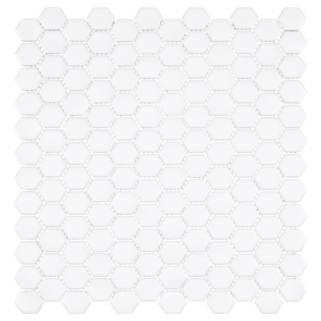 Andova Tiles SAMPLE- 3/4 in. Straight Edge Porcelain Honeycomb Wall & Floor Tile SAM-ANDSTY837